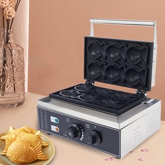 1.5kw Electric Waffle Baker Taiyaki Maker Machine Non-stick Commercial/Household