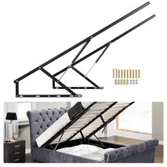 4.6 FT Bed Lift Mechanism, 176-264 lbs Load Capacity, Lifting Gas Spring Set,…