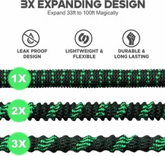 50FT 100FT 4X Stronger Deluxe Heavy Duty Expandable Flexible Garden Water Hose