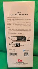 Kitchen Mama Auto Electric Yes You Can Opener White Hands-Free Kitchen Tool NEW