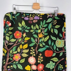 IKEA VILDPERSILJA Cushion Cover Black Multicolor Botanical Floral Print 20×20