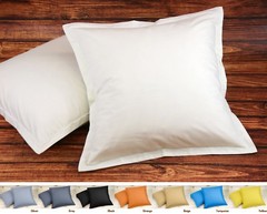 Aiking Home 2-Pack of 280 Thread Count Easy-Care Euro Sham Set, 26 by 26 inch