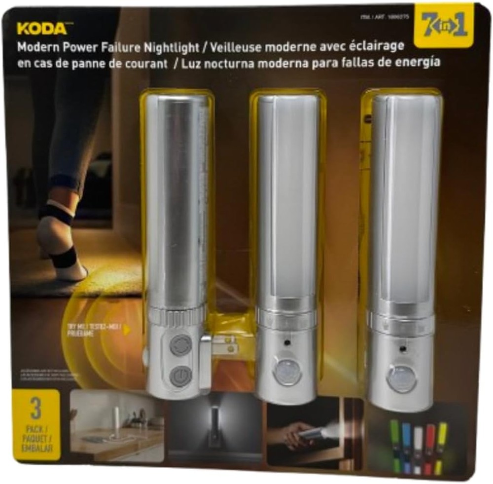 KODA – Modern Power Failure Nightlight (3 Pack)