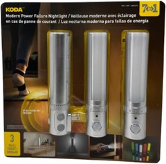 KODA – Modern Power Failure Nightlight (3 Pack)