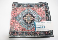Super Soft EVERWASH Multicolor Cashmere Washable Runner Rug 20″ x 60″ Non-Slip