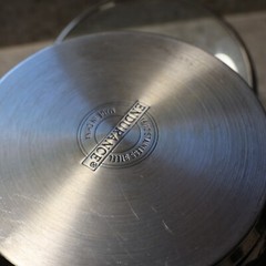 Endurance Stainless Steel Double Boiler Pot with Glass Lid, Pre-owned
