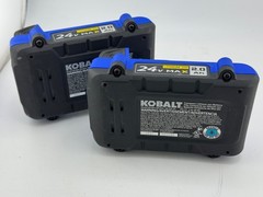 [2-PACK] KOBALT [KB 224-03] GENUINE 24V MAX 2.0 AH LITHIUM-ION BATTERY