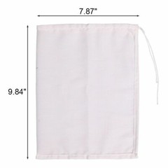 20× Organic Cotton Nut Milk Bag Reusable Food Strainer Brew Coffee Cheese Cloth