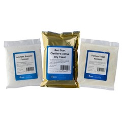 1lb Amylase Enzyme – 1lb DADY Distillers Yeast – 1lb Fermax Nutrient