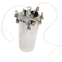 Large Flow 20L Dia. 10.3in Dispenser Pressure Tank Dispensing Storage Bucket New