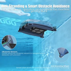 AIRROBO SP200 Solar Power Robotic Pool Skimmer Automatic Pool Surface Cleaner