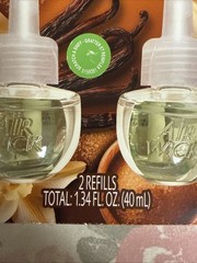 Air Wick Brown 1.35 fl Oz Total Sugar & Vanila Limited Edition 2 Refills