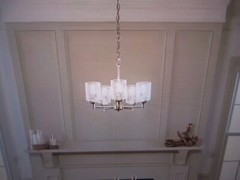 Kichler Winslow 19.75 in. 5-Light Brushed Nickel Contemporary Shaded Chandelier