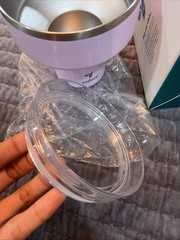 REDUCE Saltini 16 oz Cocktail Tumbler with Lid, Purple Punch Color