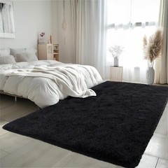 Modern Fluffy Area Rugs Non Slip Shaggy Floor Mat Carpet for Bedroom Living Room