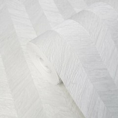Contemporary Modern Herringbone white faux wood textured Striped wallpaper rolls