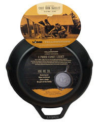 Lodge Yellowstone Cast Iron Skillet 10.25 in. Y design Made in USA