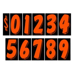 Car Dealer Windshield Stickers 13 Dozen Pricing Numbers 7.5 Inch Dealership Tags
