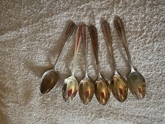 Wm A Rogers 72pc Nickel Silver Japan Flatware Wheat/Feather pattern Nakazato