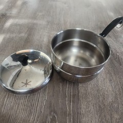 Vintage Farberware Double Boiler Insert Pan with Lid Stainless Steel 2 – 2.5 Qt