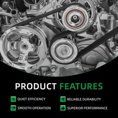 Serpentine Belt Tensioner idler Pulley Kit for Ford Grand Marquis Crown Victo…