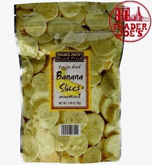 4 Packs Trader Joe’s Freeze Dried Banana Slices Unsweetened 2.46 oz Each Pack