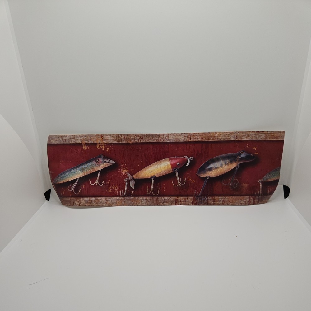 Antique Fishing Lures, Wallpaper Border LOD21301B (11.4cm x 4.57m Approx)