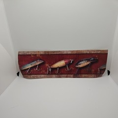 Antique Fishing Lures, Wallpaper Border LOD21301B (11.4cm x 4.57m Approx)