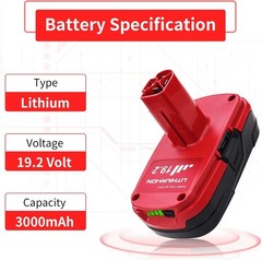 2Pack For CRAFTSMAN 19.2 VOLT C3 LITHIUM DIEHARD BATTERY PACK 315.PP2011 3.6Ah