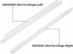 Meat Pan Hanger Compatible with Frigidaire Refrigerator 240356501 240365401