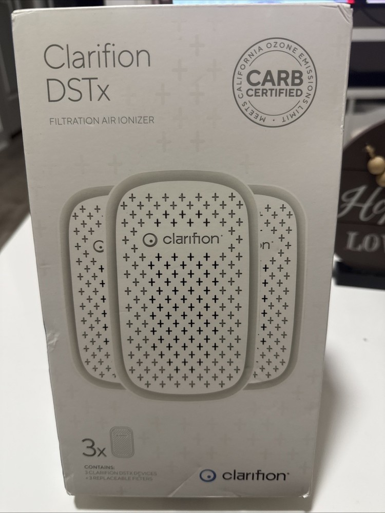 Clarifion DSTx Filtration Air Ionizer (3 pack of devices)