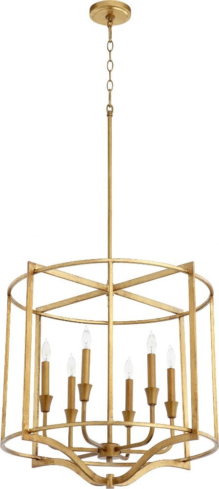 Marquee – 6 Light Nook Pendant In Traditional Style-22.5 Inches Tall and 24.25