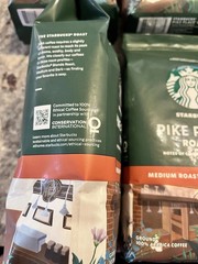 6 Bag PIKE place Starbucks Ground 18oz Bags Coffee Medium Roast Lot 6.72 LB LOT