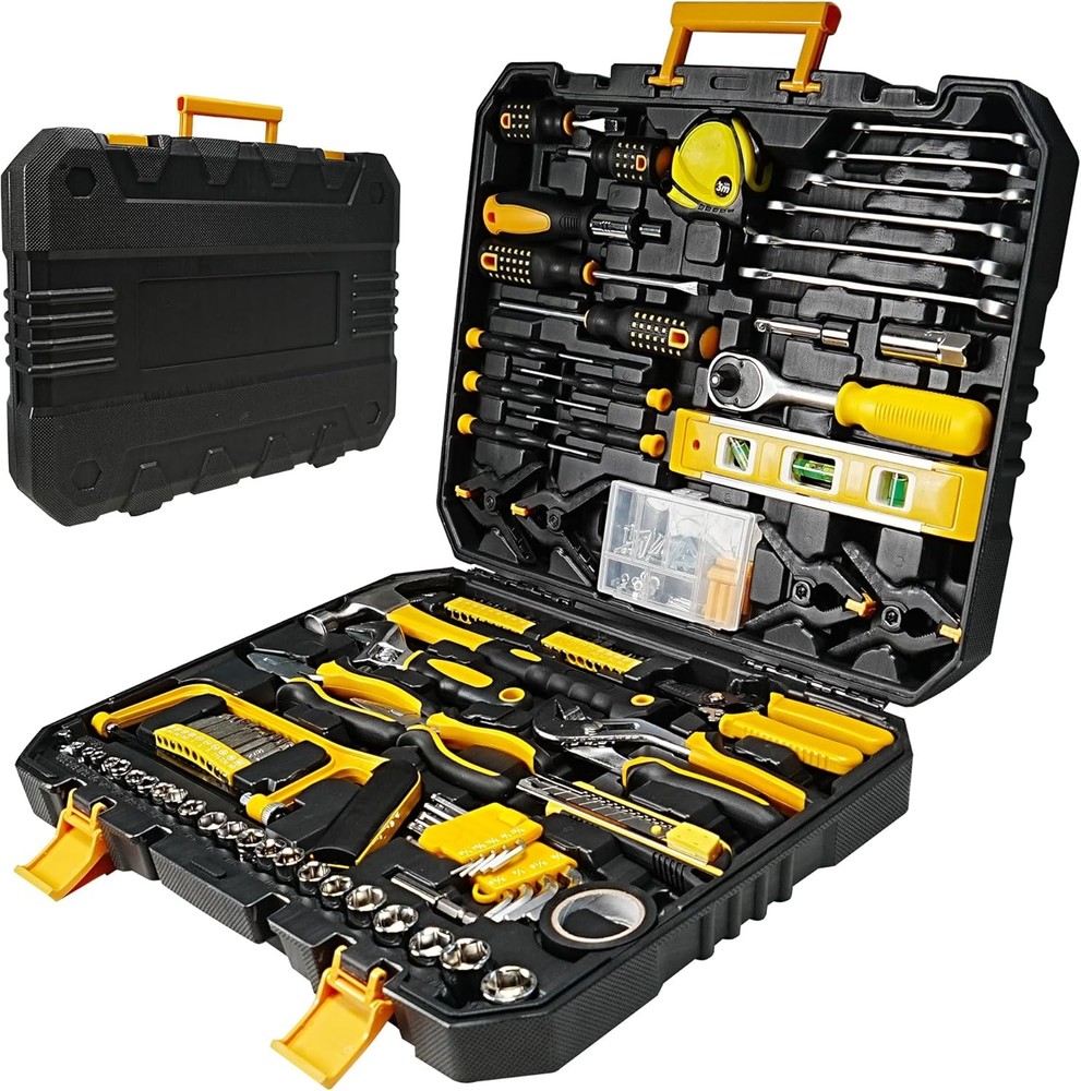 168PCS General Mixed Tool Auto Repair Tool Socket Wrench Set with Storage Case