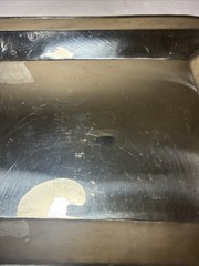 Rectangular Nickel Silver Tray With Horn Handles