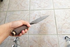 Crude – EXTRA HEAVY 9 Inch Premium Chinese Meat Cleaver Knife, Carbon Steel 2 LB