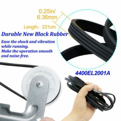 For LG Kenmore Dryer Drum Maintenace Repair Kit Rrum Roller+Belt+Idler Pulley US