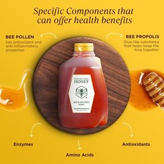 3 lbs. of 100% Raw, Unfiltered & Unheated Georgia Honey, New 2023 Crop