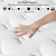 12″ 14″ Gel Memory Foam Mattress Twin Full Queen King Hybrid Spring Bed In A Box
