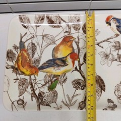 Williams Sonoma Marc Lacaze Botanical Birds Platter 15” year 2012