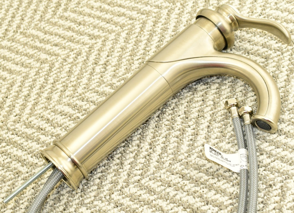 Kohler 12183-BN Fairfax Tall Bathroom Sink Faucet – Unused