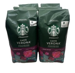 6 Pk Starbucks Caffe Verona Dark Roast Whole Bean Coffee 12 oz SEE DESCRIPTION