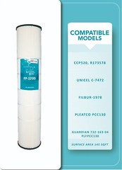 Pool Filter Replaces Pentair CCP520, R173578, 178585, PCC130, FP-32130, 4Pack