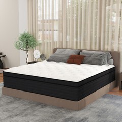 14/12/10 Inch Twin Full Queen King Mattress Memory Foam Spring Hybrid In A Box