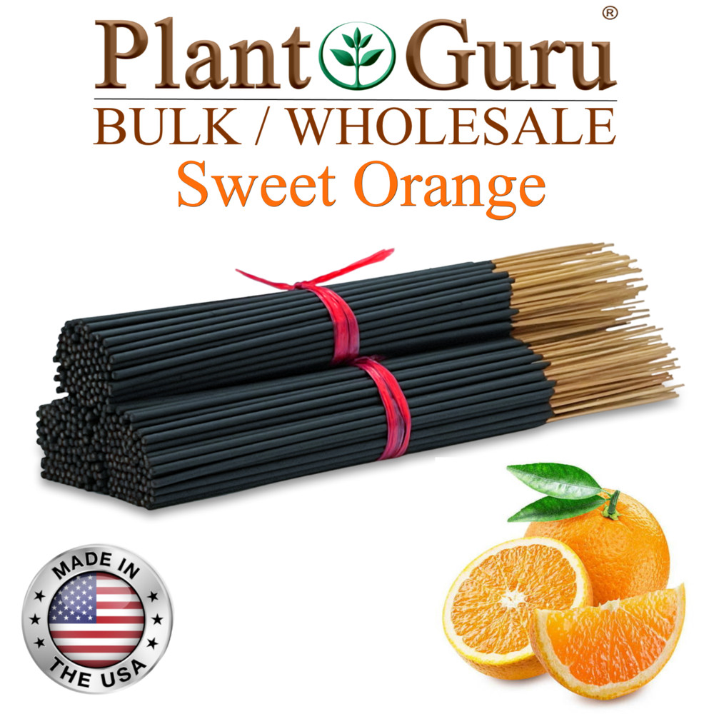 SWEET ORANGE Incense Sticks 11″ Bulk Pack Wholesale Hand Dipped Lot