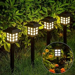 12Pack Solar Pathway Lights Outdoor Landscape Solar Waterproof Garden LED Lights