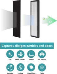 2Pack For Germ Guardian FLT5250PT True HEPA Air Purifier Replacement Filter