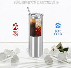 16 Pack Insulated Stainless Steel Tumblers 20oz with Lid & Straw – DIY Gift