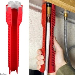 8 in 1 Faucet Sink Installer Home Multi Tool Pipe Wrench For Plumbers Homeowners