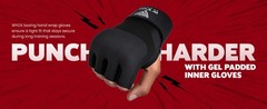 Gel Boxing Hand Wraps Inner Gloves for Men & Women, 80cm Quick Wrist Straps,